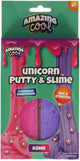 Incroyable mastic de cristal cool licorne de sable extensible | 6 pièces