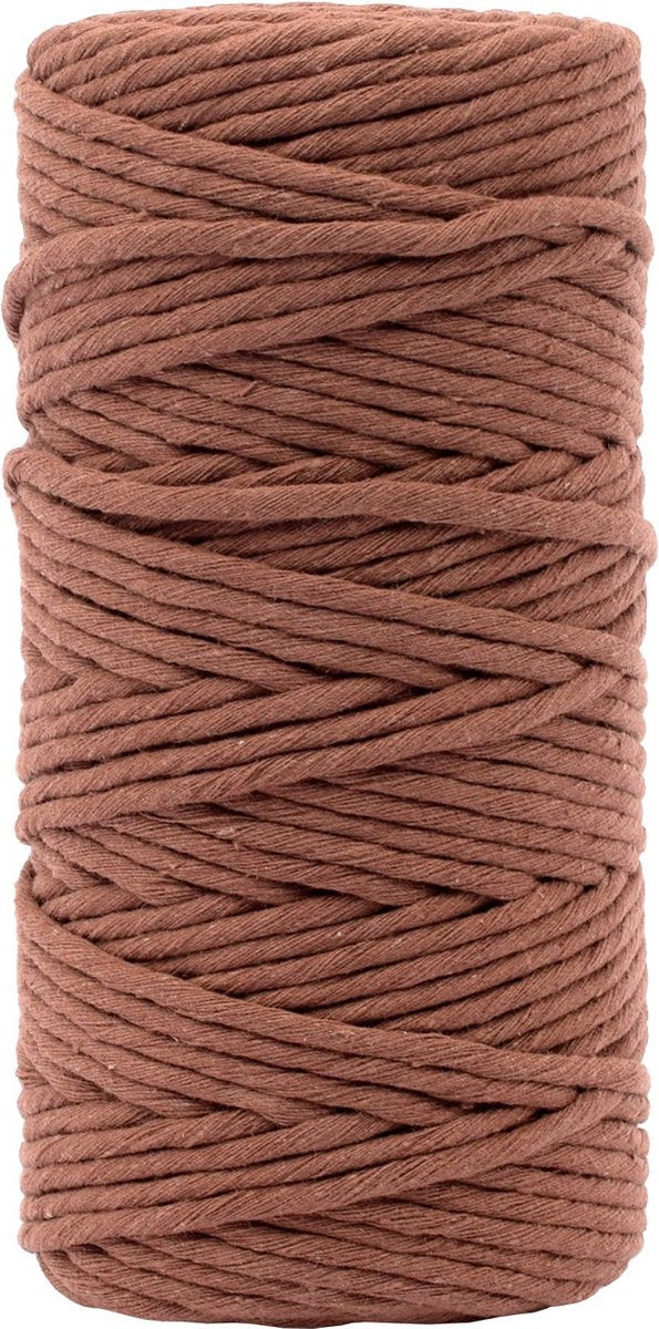 Vaessen creative • corde macramé 3mmx100m marron