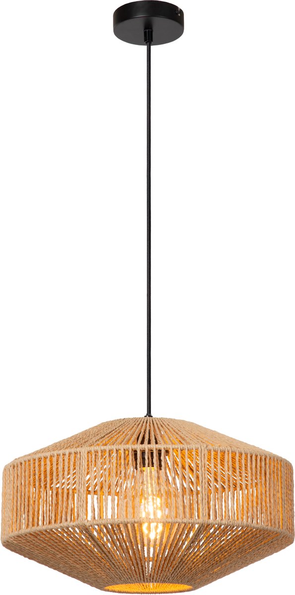 Lucide luz - lampe suspendue - 1xe27 - naturel