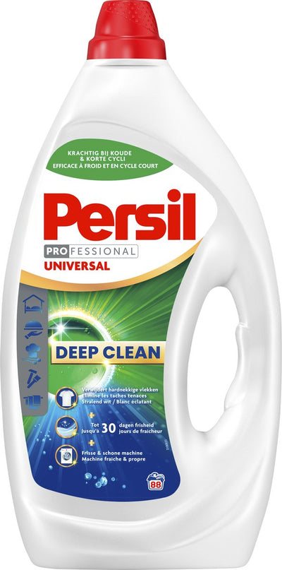 Persil gel professionnel universel - lessive liquide - détachant puissant - 88 lavages - conditionnement vrac