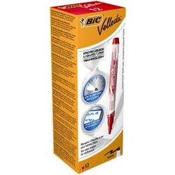 Marqueur pour tableau blanc velleda pocket liquide bic rouge
