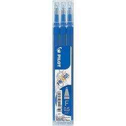 Recharge roller pilote frixion 0,4 mm bleu pack 3 pièces