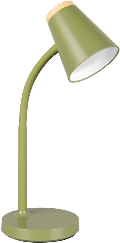 Rl vis ta lumière réalité pongo - lampe de table - vert - incl. 1x SMD 4,5 W - flexible - circuit imprimé LED haute tension - non dimmable