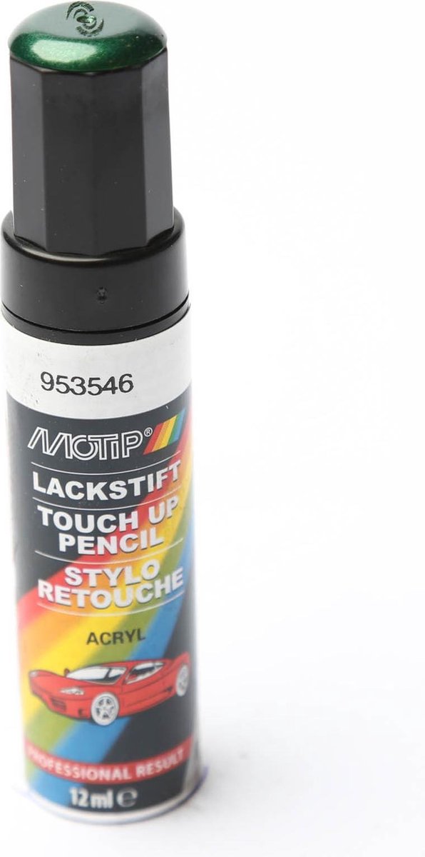 Motip 953546 - stylo peinture automobile - vert métallisé - 12 ml