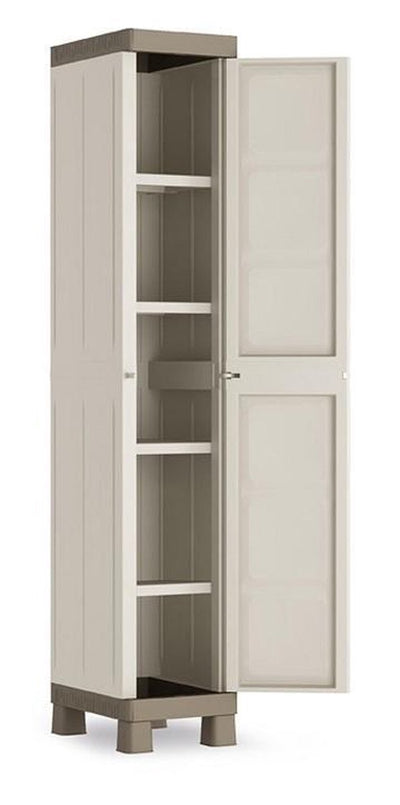 Armoire de rangement Kis excellence 1 porte - 33x182x45 cm - beige sable