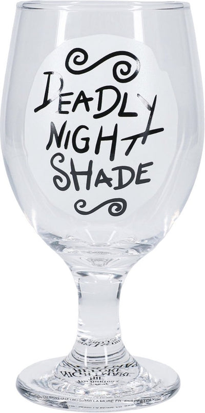 Paladone L'Étrange Noël de Monsieur Jack en verre phosphorescent – Tasse sous licence officielle Deadly Nightshade pour les fans d'Halloween Jack Skellington, 350 ml