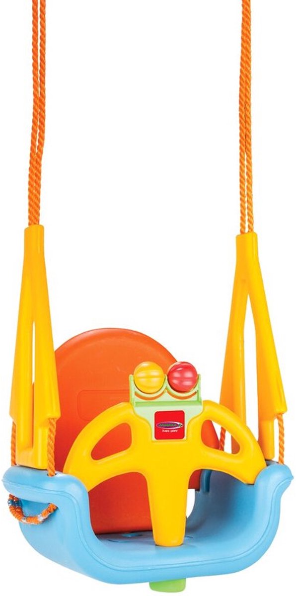 Jamara - balançoire pour enfants grandir avec moi 3en1 bleu.