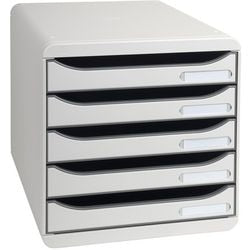 Commode exacompta 309740 gris clair