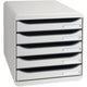 Commode exacompta 309740 gris clair