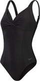 Maillot de bain 1 pièce de sport femme shaper noeud croisé Speedo - noir