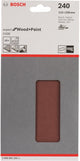 Bosch - Jeu de 10 feuilles abrasives 115 x 230 mm, 240