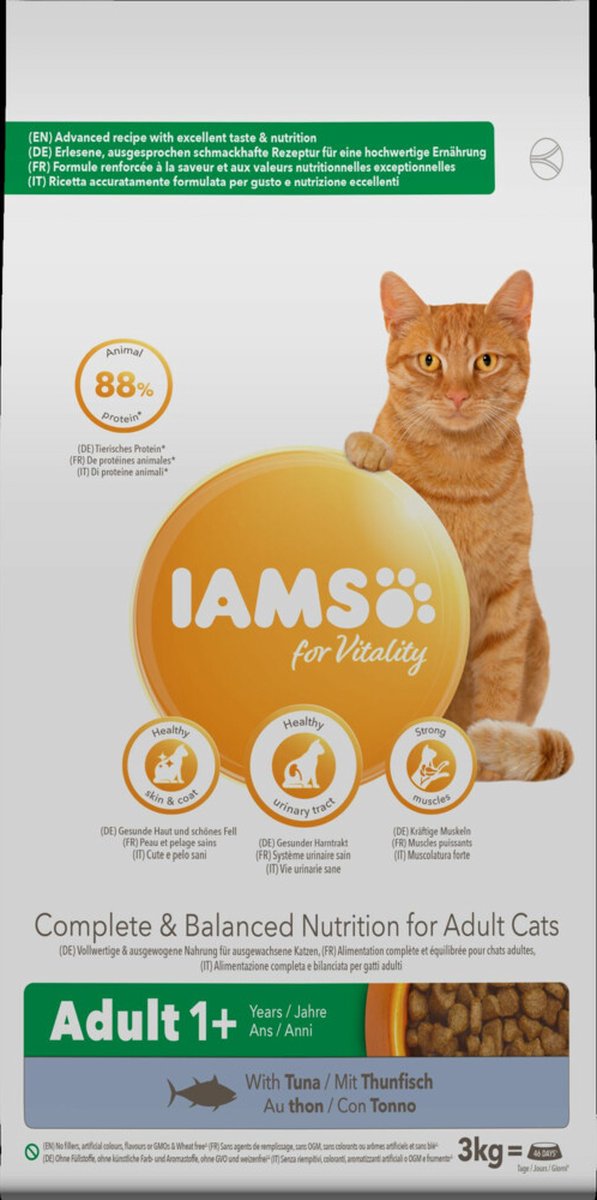 Thon adulte chat Iams 3 kg