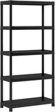 Etagère en plastique Keter - support de rangement - 90x40x182cm - noir