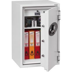 Coffre-fort pour documents pompier ii fs0442se blanc