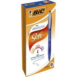 Stylo à bille atlantis moyen 0,4mm bleu
