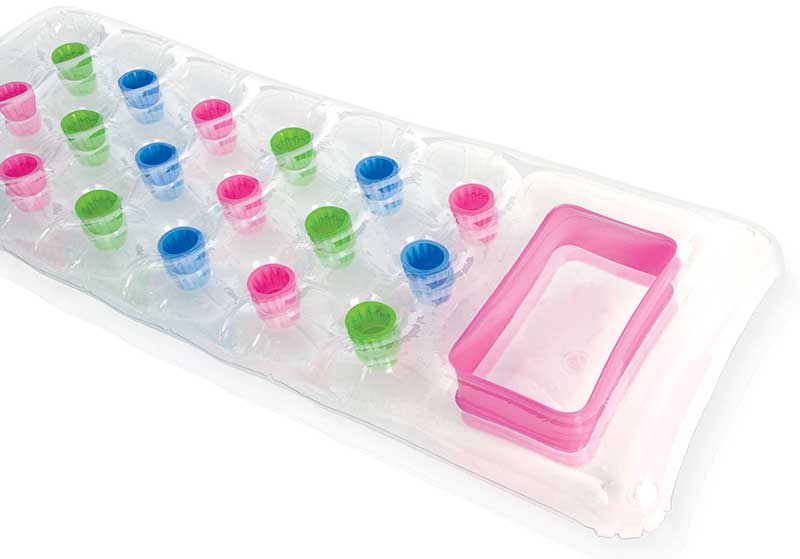 Intex Transparent Beach Air Bets-Green