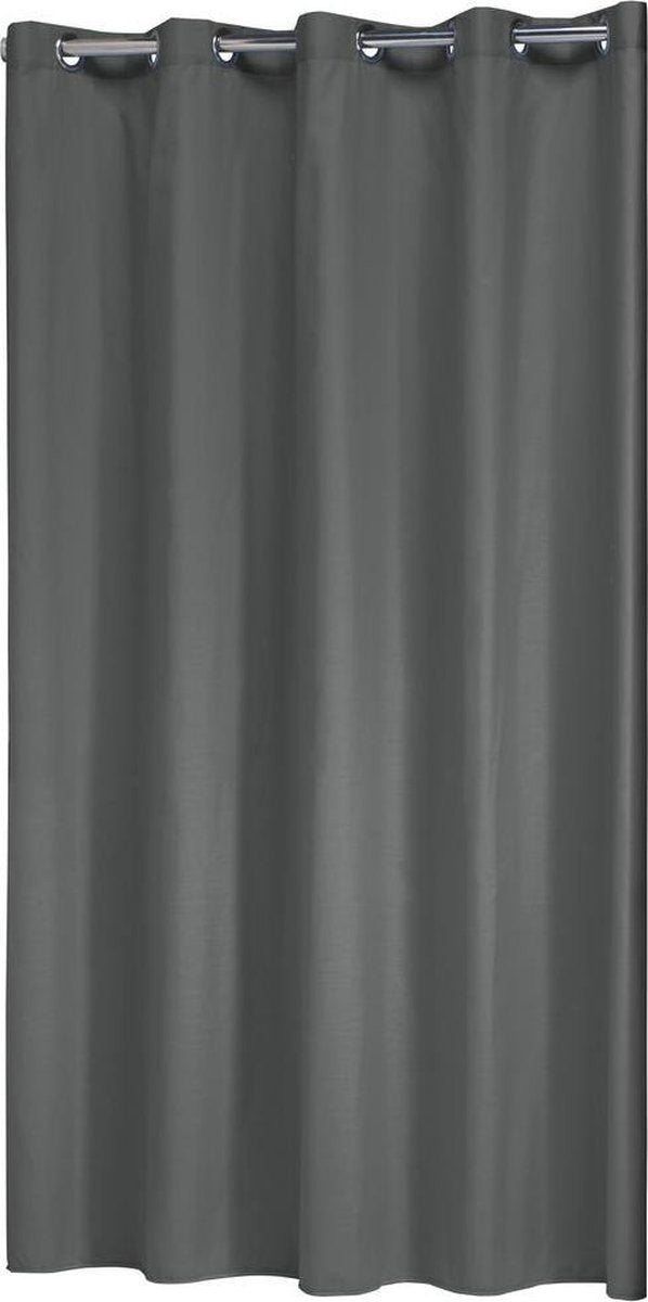Rideau de douche en peau sceaux sceaux coloris 180x200 cm gris