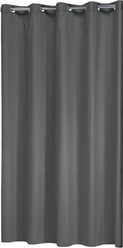 Rideau de douche en peau sceaux sceaux coloris 180x200 cm gris