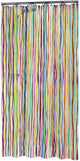 Rideau de douche en peau sceaux sceaux rigato 180x200 cm multi-colorant