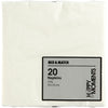 Serviettes Creativ company, taille 33x33 cm, blanches, 20 pièces 1 boîte