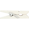 Creativ company mini pince à linge, dim. 35x7 mm, épaisseur 9 mm, blanche, 20 pièces 1 boîte