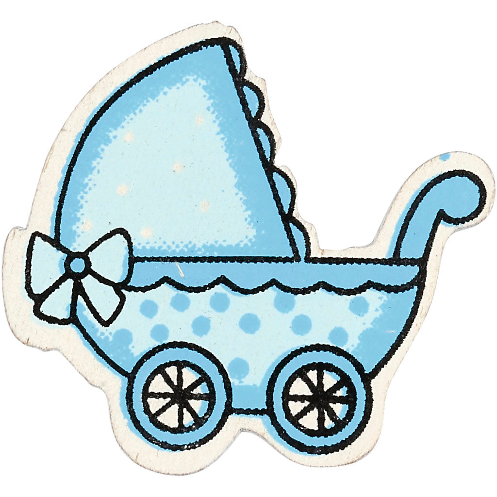 Poussette d'entreprise Creativ, taille 34x31 mm, épaisseur 1,7 mm, bleu clair, 10 pièces 1 boîte