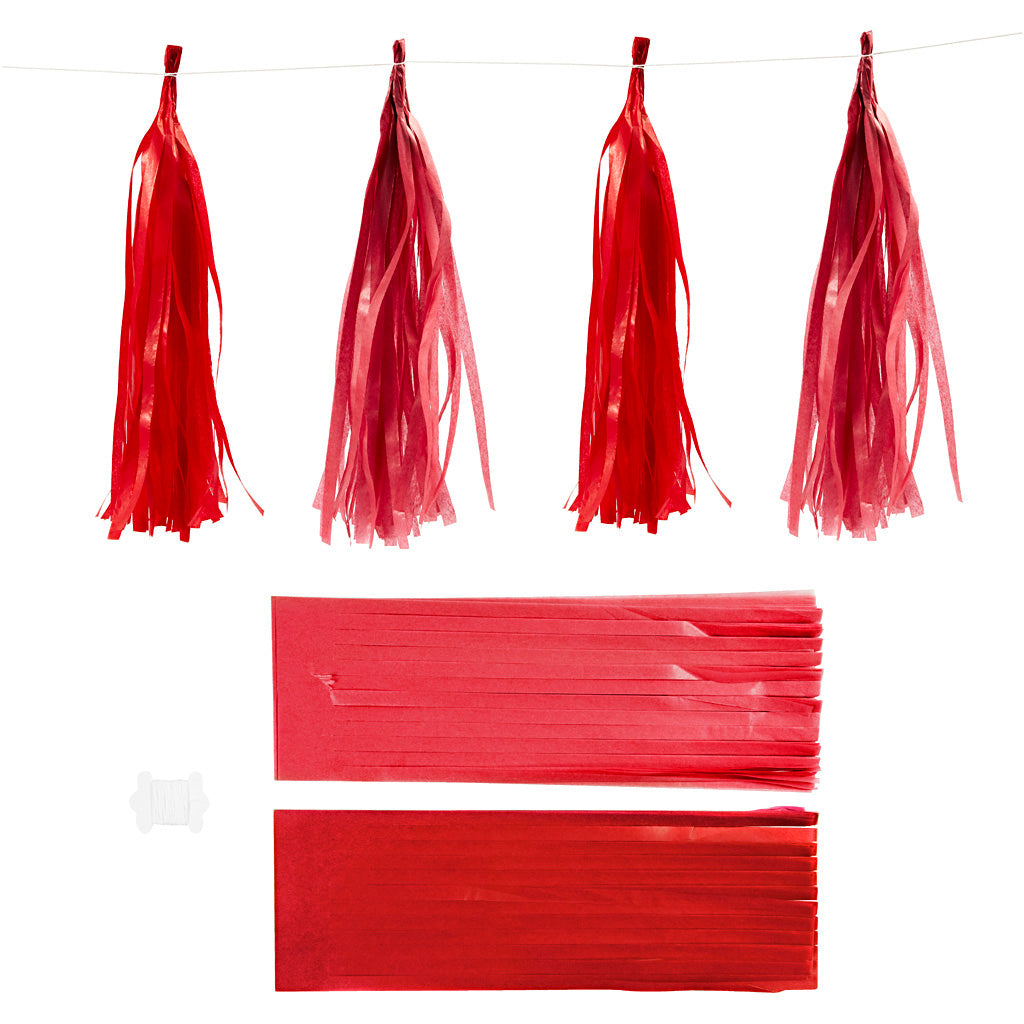 Pompons Creativ company, dim. 12x35 cm, 14 g, bordeaux, 12 pièces 1 boîte