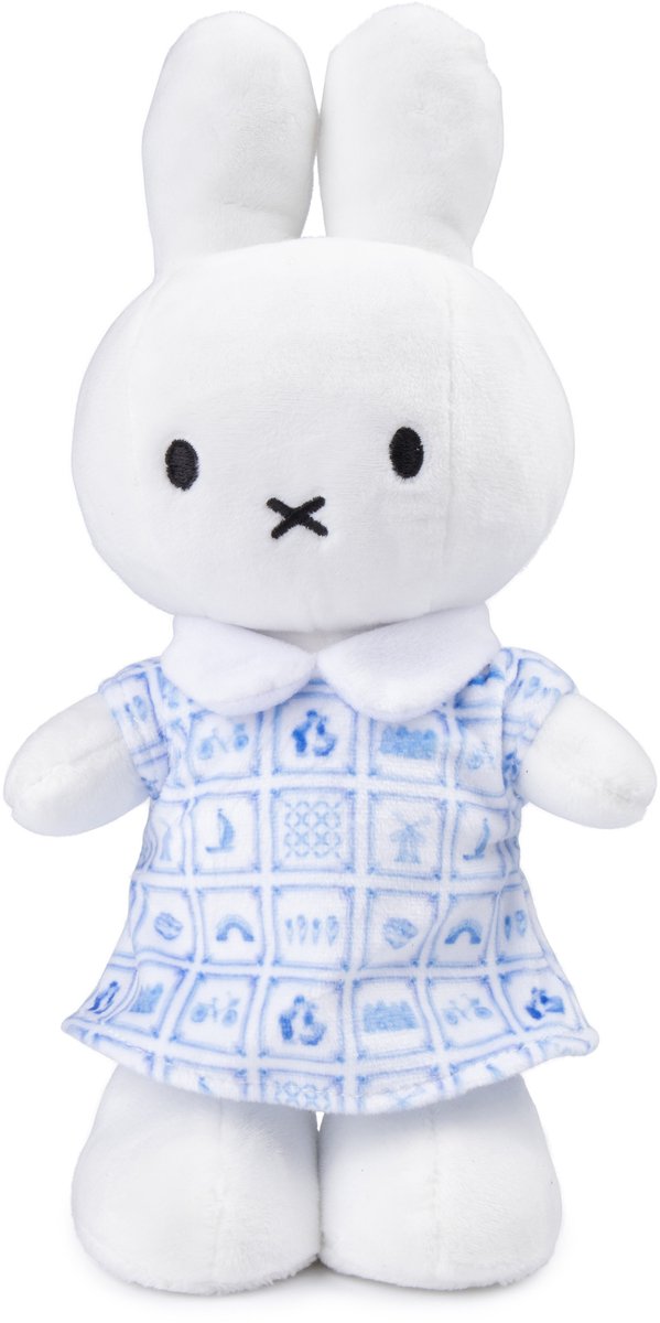 Bon ton toys Miffy - robe bleu delft - 24 cm - 9,5