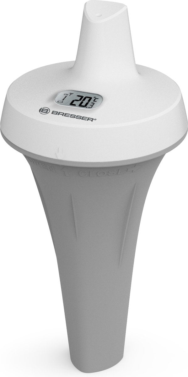 Station météo Bresser - thermomètre pour spa et piscine - portée jusqu'à 30 mètres - compatible avec diverses stations météo
