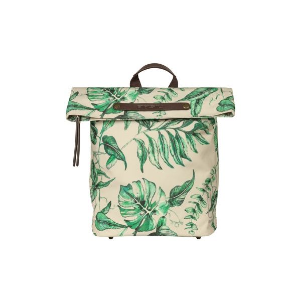 Basil Ever-Green sacoche double pour vélo - durable, branchée, verte, 14-18L