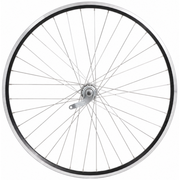 Roue arrière 28 1 4 pouces - moyeu de frein favori - jante zac2000 (noir argent) - afbeelding 1
