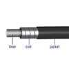 Câble extérieur de frein avec garniture 10 mètres Ø5.0mm -