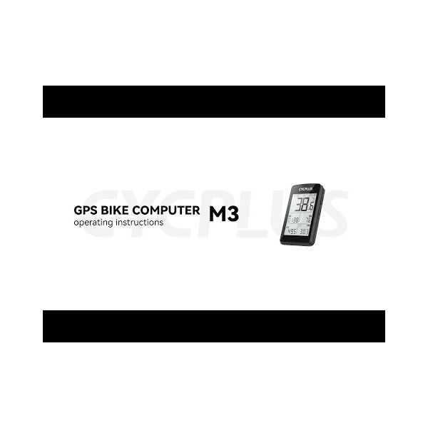 Compteur de vélo Cyclplus m3 GPS