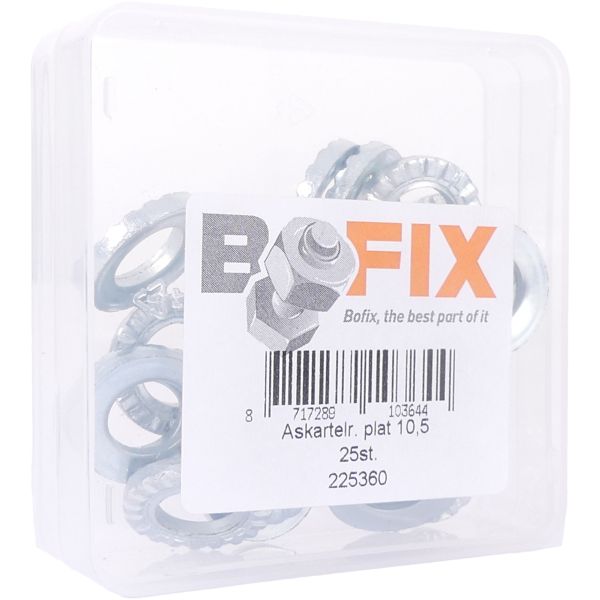 Bague moletée axe arrière plat (25 pièces)