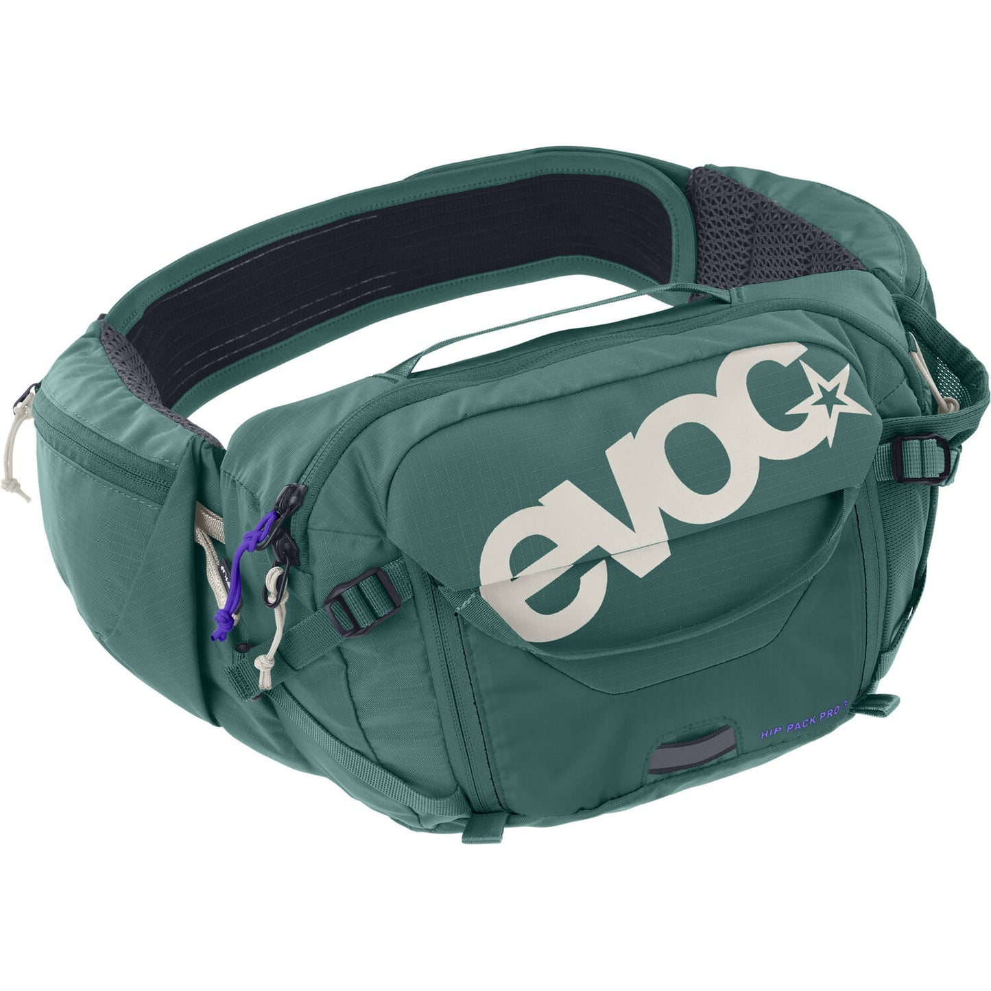 Evoc - hip pack pro 3 bouteille vert 3l