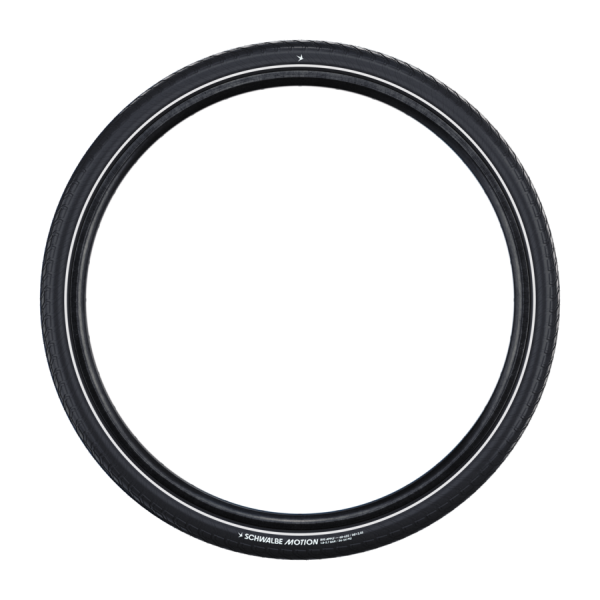 Schwalbe Motion Big Apple Race Guard Addix Green 20x2.15 55-406 67 EPI Réflexion (étiquette)
