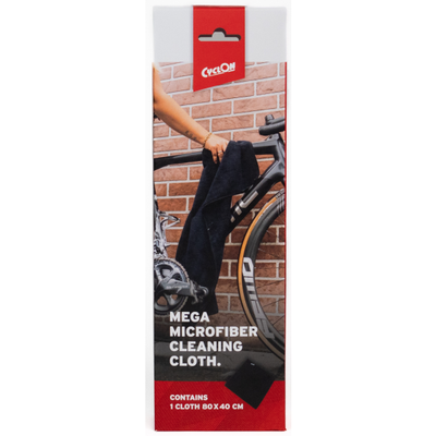Cyclon méga chiffon de nettoyage en microfibre 80x40cm noir