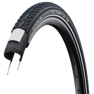 Schwalbe motion road cruiser plus 28x1,40 (37-622) ligne active filaire vert noir+reflex