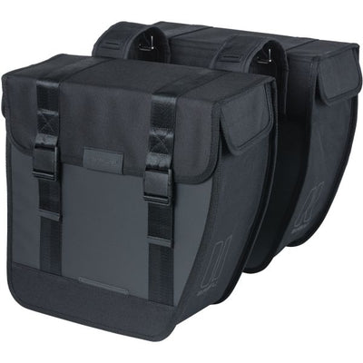 Basil Tour Double Bicycle Bag 35L Black