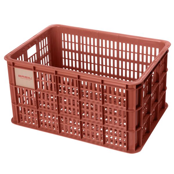 Basil fietskrat l - grand - 40 litres - rouge
