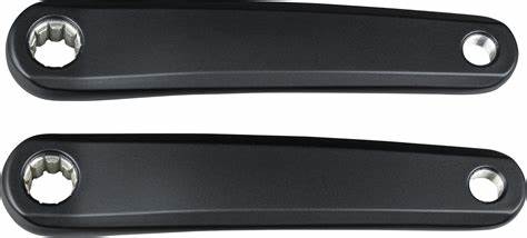 Kalloy Cranket à gauche + à droite 170 mm Isis, y compris en aluminium Matt Black