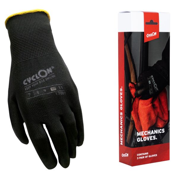 Cyclon Montage Gants M10 Yellow (3 paires)