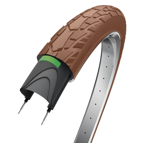 Performance Buitenband de bord Protection 28 x 1,75 47-622 - Brun avec réflexion