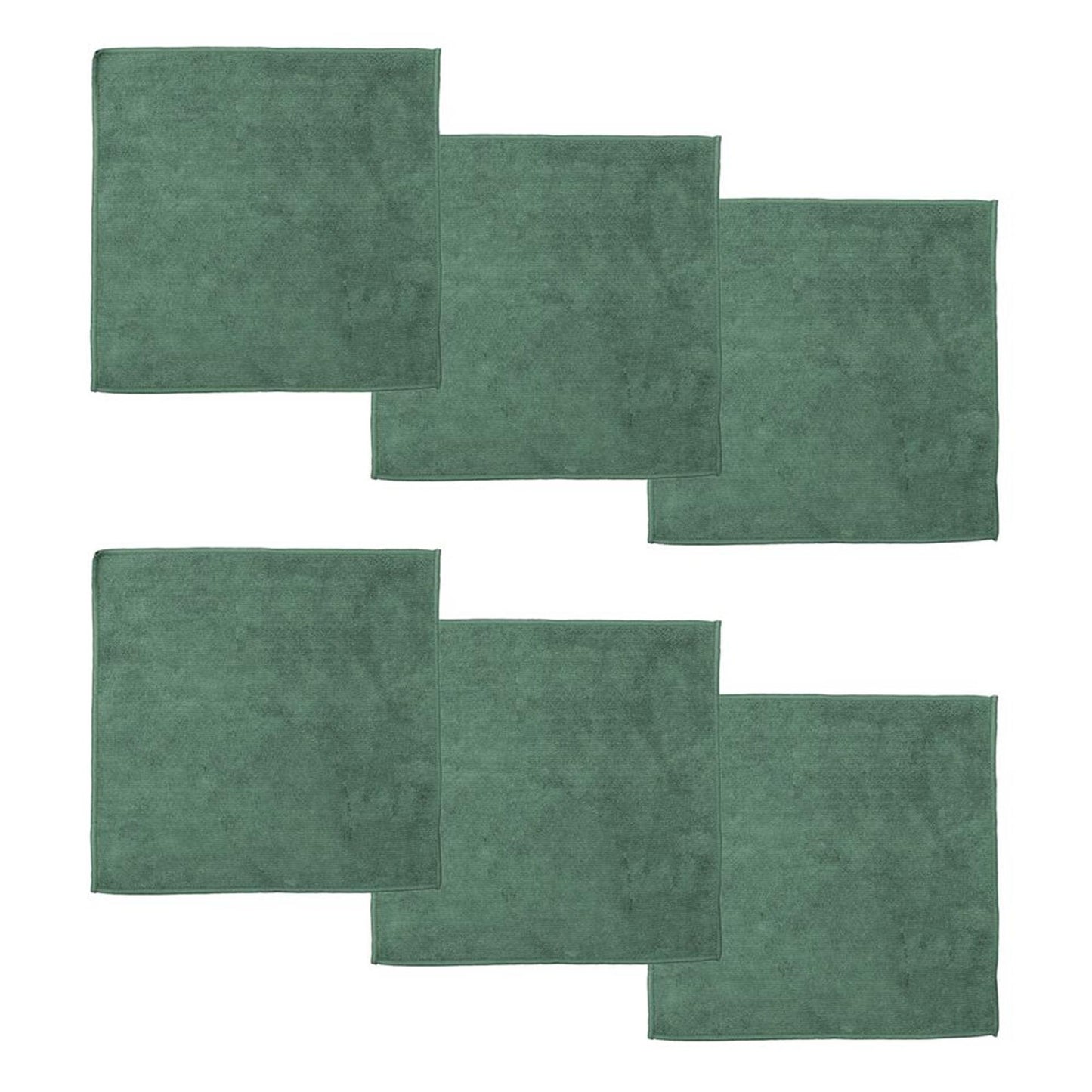 Ddddd chiffon en microfibre billie 30x30 cm vert 6 pièces | 4 pièces