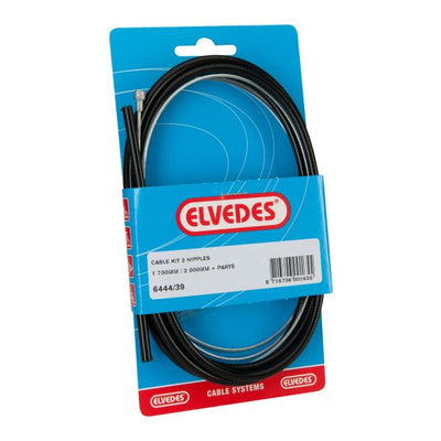 jeu de câbles de frein arrière 6444 39 universel 800 2250 mm noir