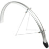 Jeu de garde-boue Eurofender Elegance 28 x 46 mm - argenté