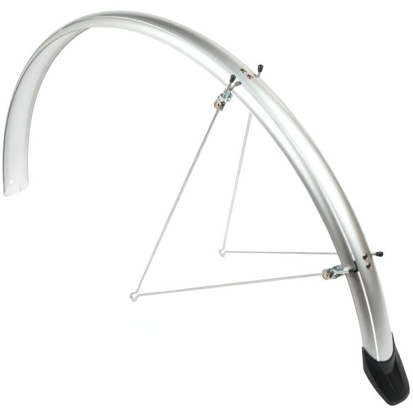 Jeu de garde-boue Eurofender Elegance 28 x 46 mm - argenté
