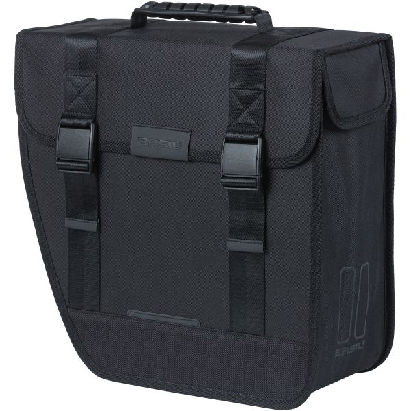 Tour de basilic à gauche - Sac à vélo unique, noir, 14L