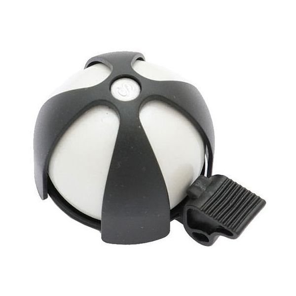 Cloche à vélo Simson Sport blanc-noir sur carte