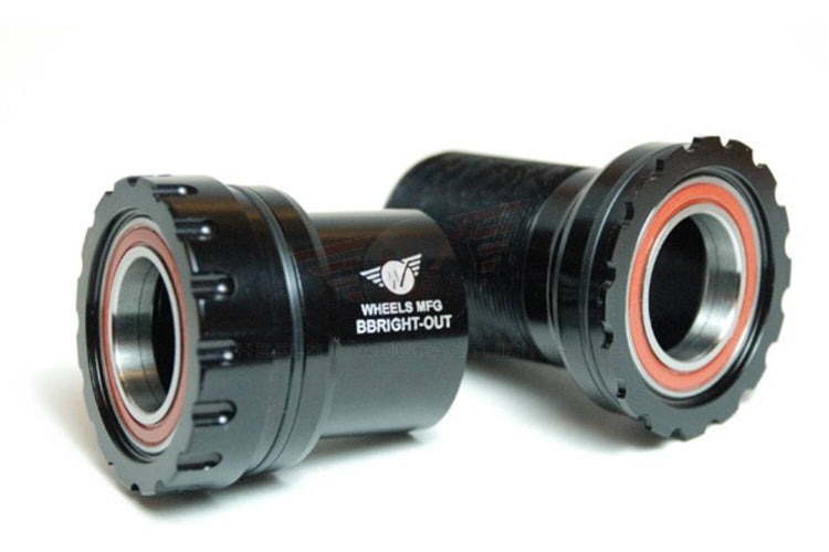 Roues de fabrication roues mfg support inférieur bbright shimano 24 mm acb noir